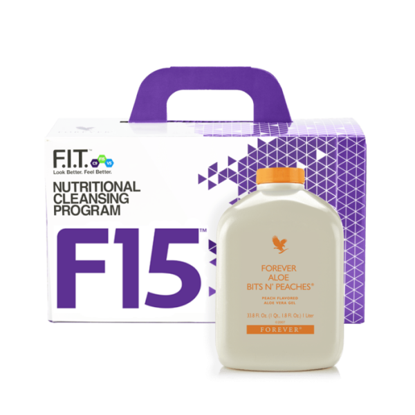 F15 with aloe vera and peaches
