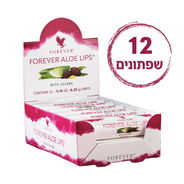 שפתון אלו ליפס – מארז 12 יחידות
