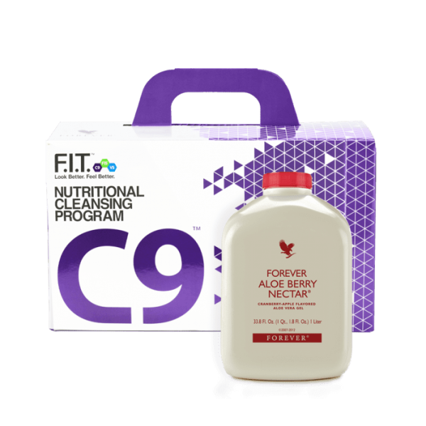 Clean 9 with aloe vera and cranberries