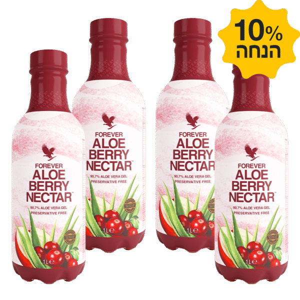 שלישיית משקה אלוורה וחמוציות