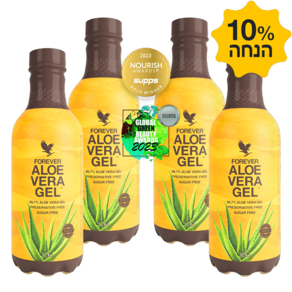 רביעיית משקה ג’ל אלוורה